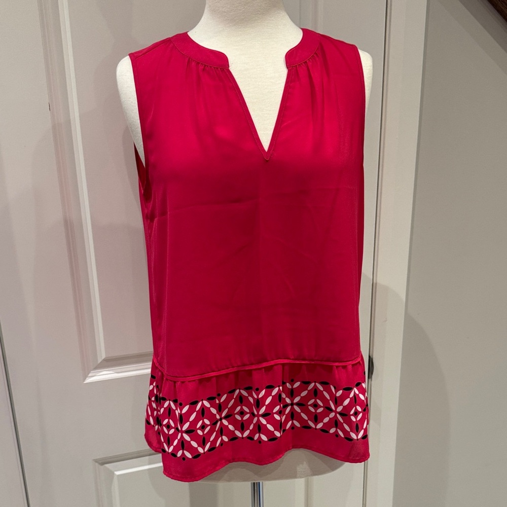 Tommy Hilfiger Fuchsia Sleeveless Tank Top, size M